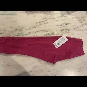 Size 10 lululemon pink lychee align 25”